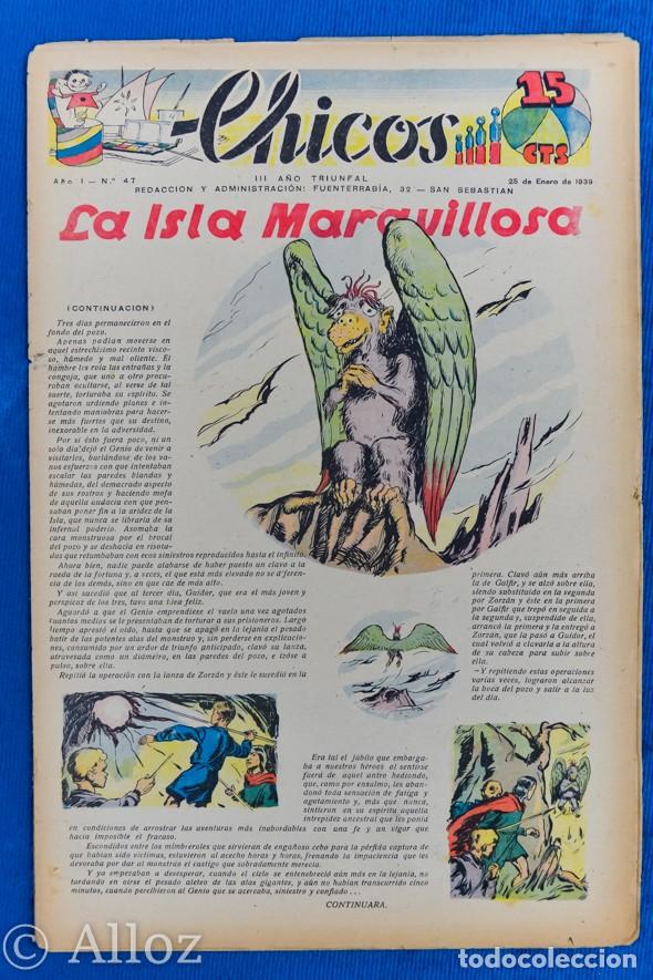 Tebeos: TEBEO CHICOS..N&ordm; 47 / ENERO 1939 - Foto 1
