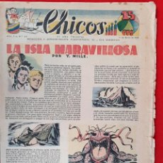 Tebeos: CHICOS AÑO I EPOCA GUERRA CIVIL Nº 45 11 ENERO 1939 ORIGINAL CT1. Lote 212417035
