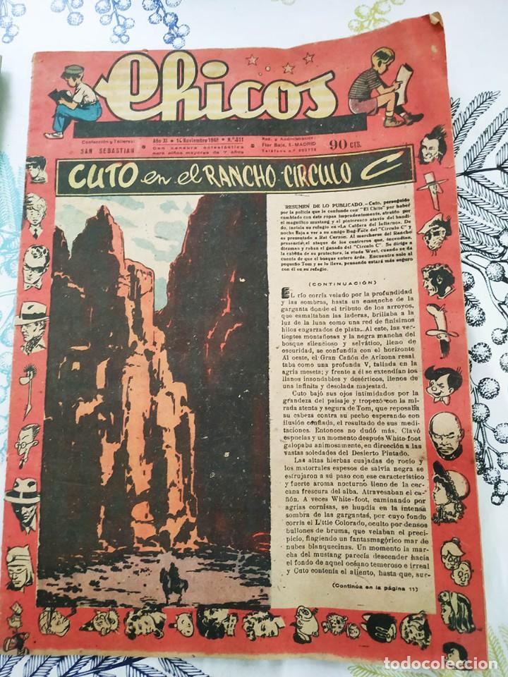 Tebeos: CHICOS 1948 N.&ordm; 511 CUTO EN EL RANCHO C - Foto 1