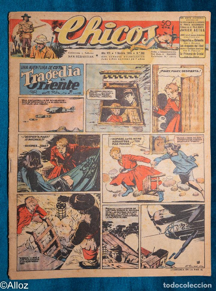 Tebeos: CHICOS N&ordm;366.CONSUELO GIL. A&Ntilde;O.1945 - Foto 1