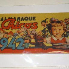 Tebeos: (M) ALMANAQUE MIS CHICAS 1942 - JESÚS BLASCO, ORIGINAL. Lote 324824263