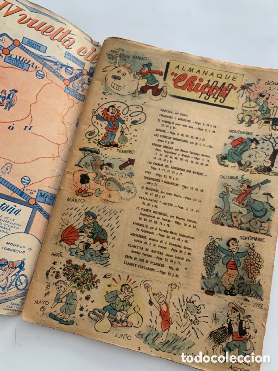 Tebeos: ALMANAQUE CHICOS DE 1943 - Foto 2
