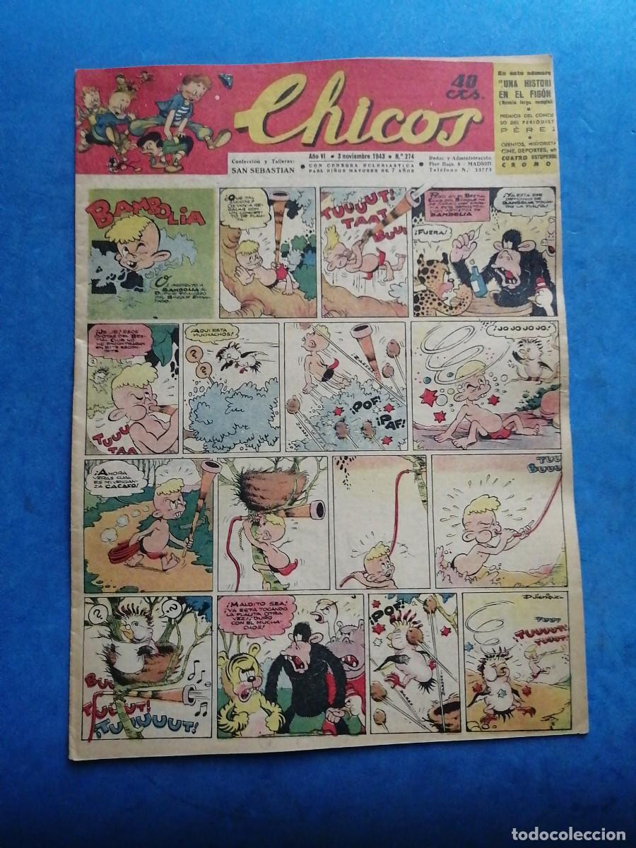 Tebeos: C&oacute;mic colecci&oacute;n CHICOS n&uacute;mero 274 - Foto 1