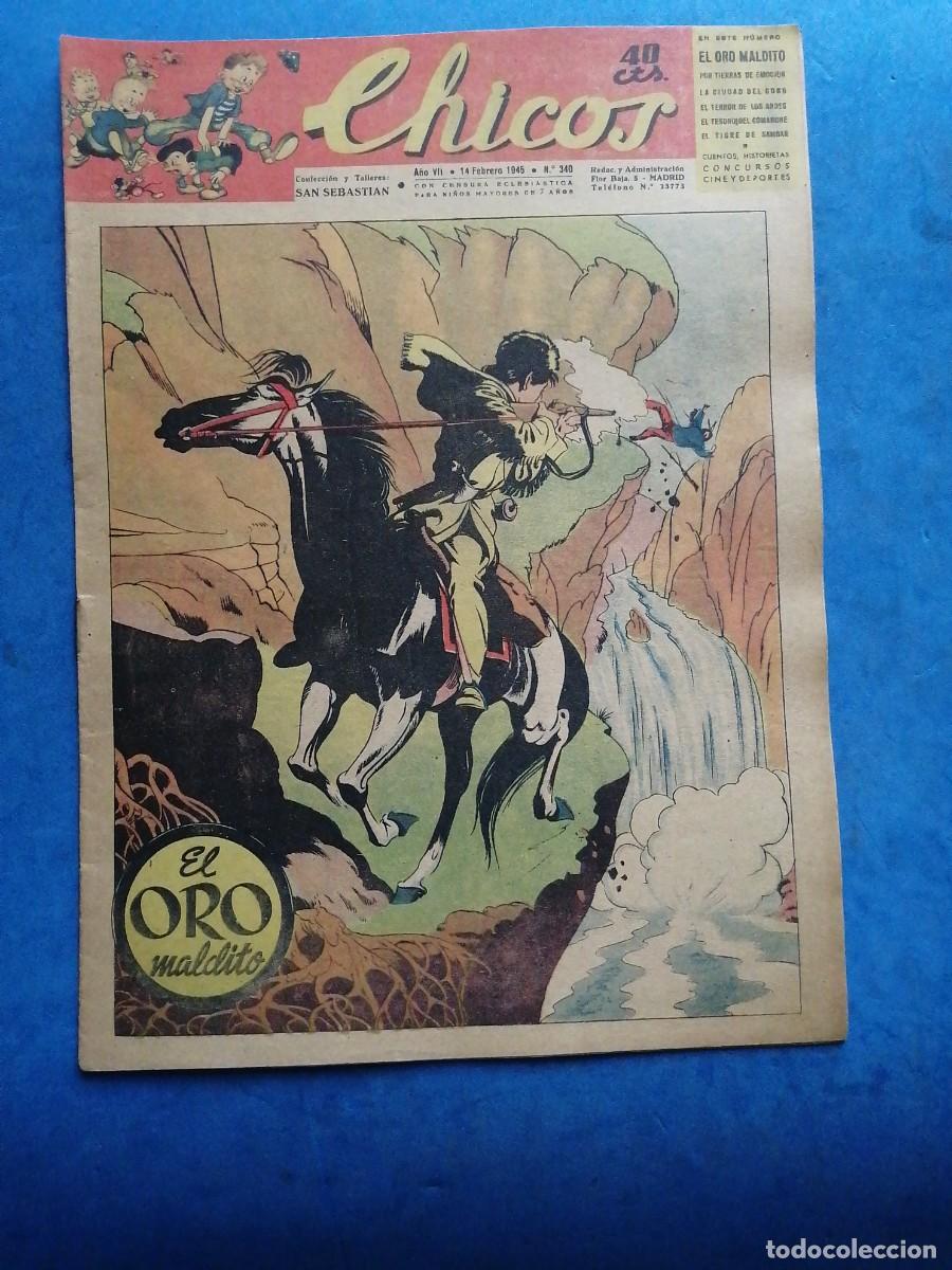 Tebeos: C&oacute;mic colecci&oacute;n CHICOS n&uacute;mero 340 - Foto 1