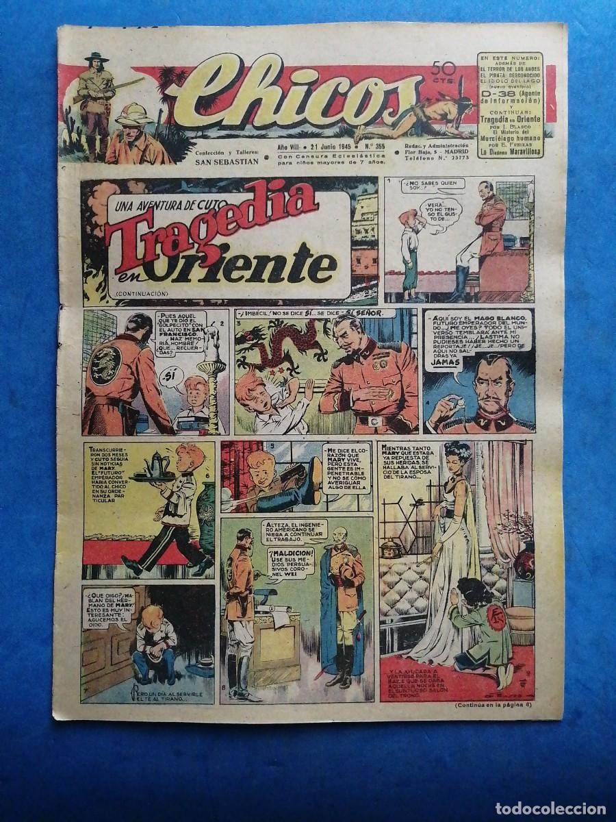 Tebeos: C&oacute;mic colecci&oacute;n CHICOS n&uacute;mero 355 - Foto 1