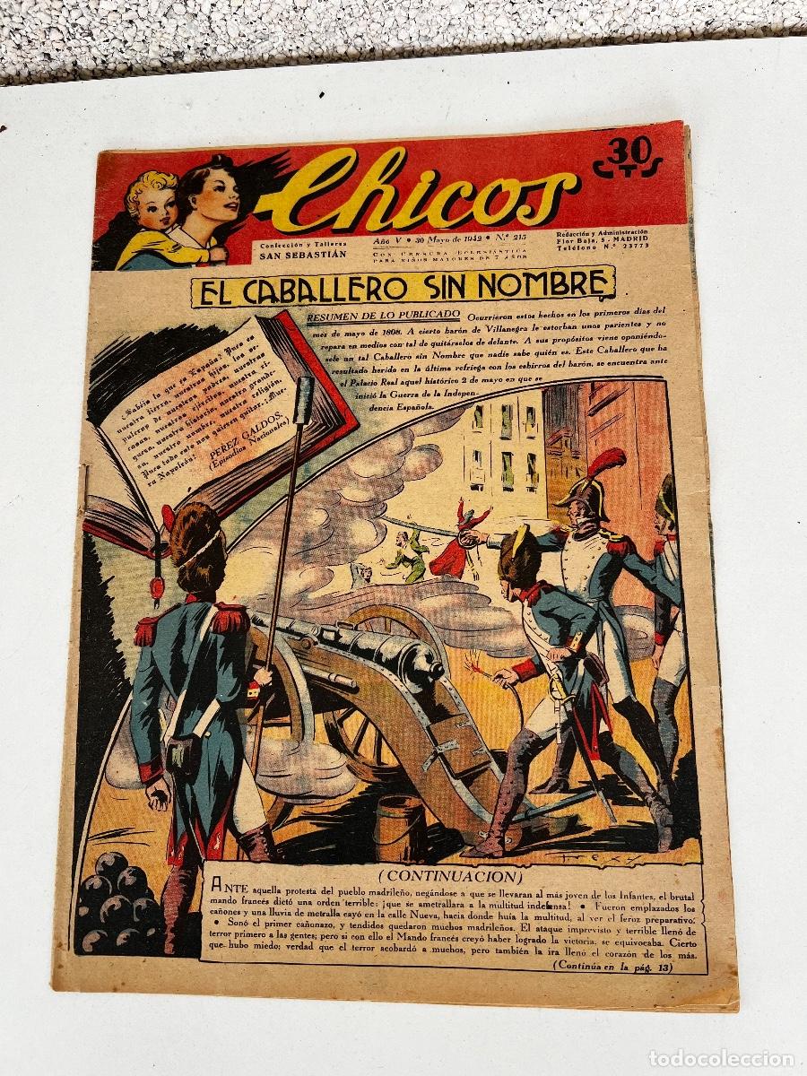 Tebeos: TEBEO CHICOS NUM 215 DE 1942 - Foto 1