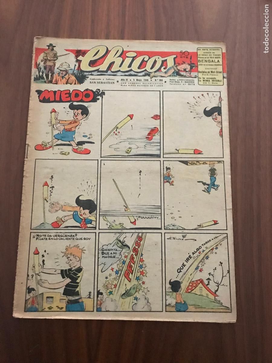 Tebeos: CHICOS N&ordm; 384 , EDITORIAL CONSUELO GIL - Foto 1