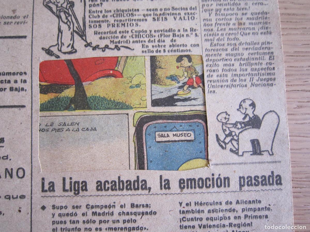 Tebeos: C&Oacute;MIC - CHICOS N&ordm; 359 - 1945 - Foto 3