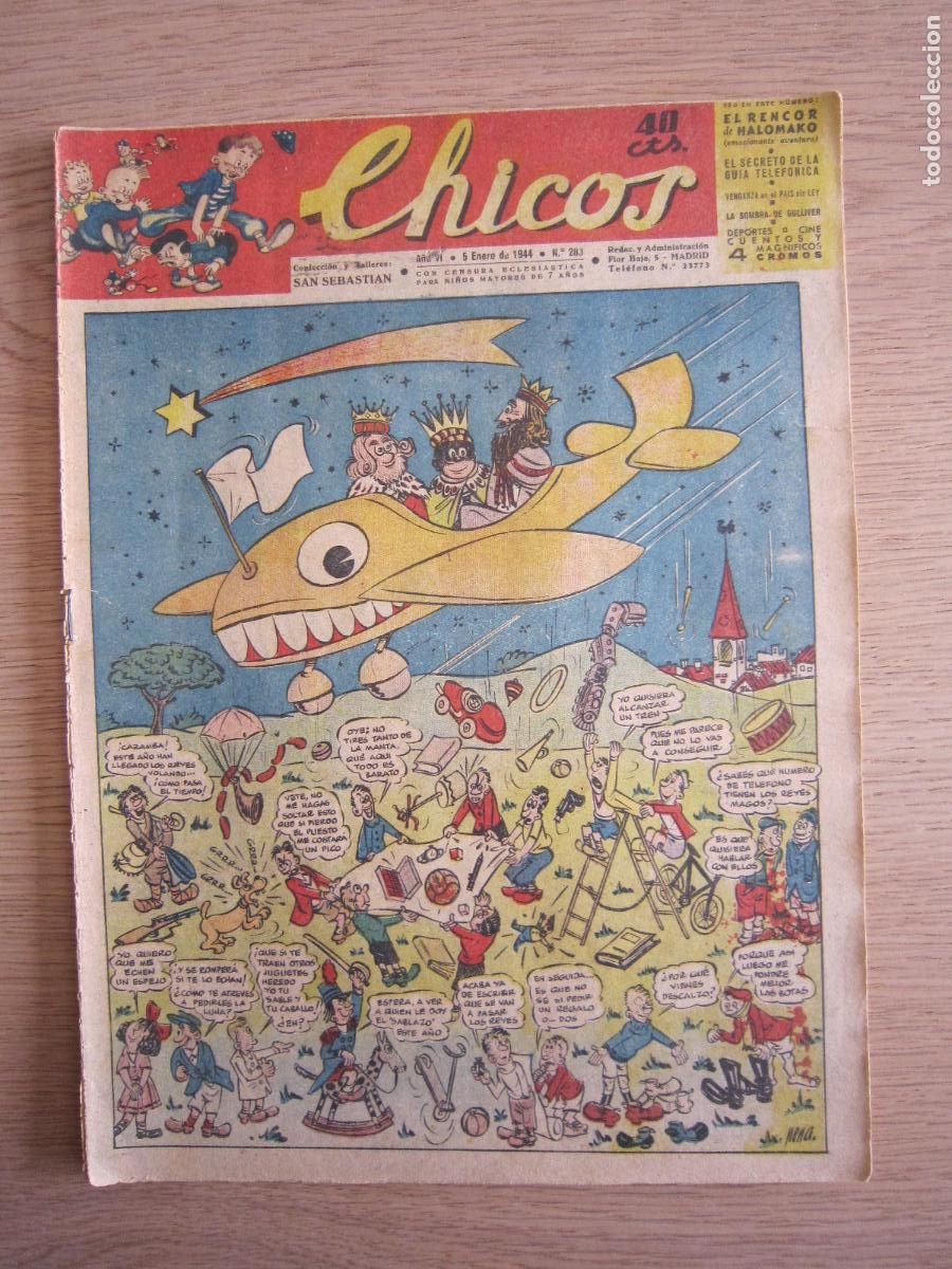 Tebeos: C&Oacute;MIC - CHICOS N&ordm; 283 - 1944 - Foto 1