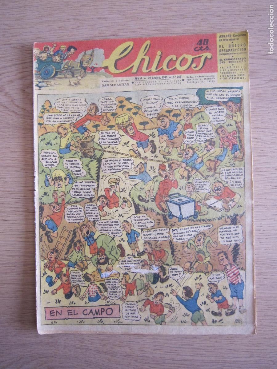 Tebeos: C&Oacute;MIC - CHICOS N&ordm; 269 - 1943 - Foto 1
