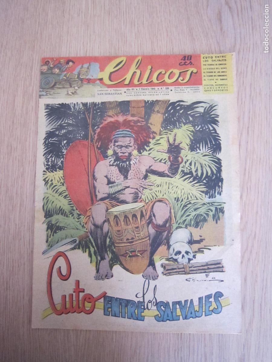 Tebeos: C&Oacute;MIC - CHICOS N&ordm; 339 - 1945 - Foto 1