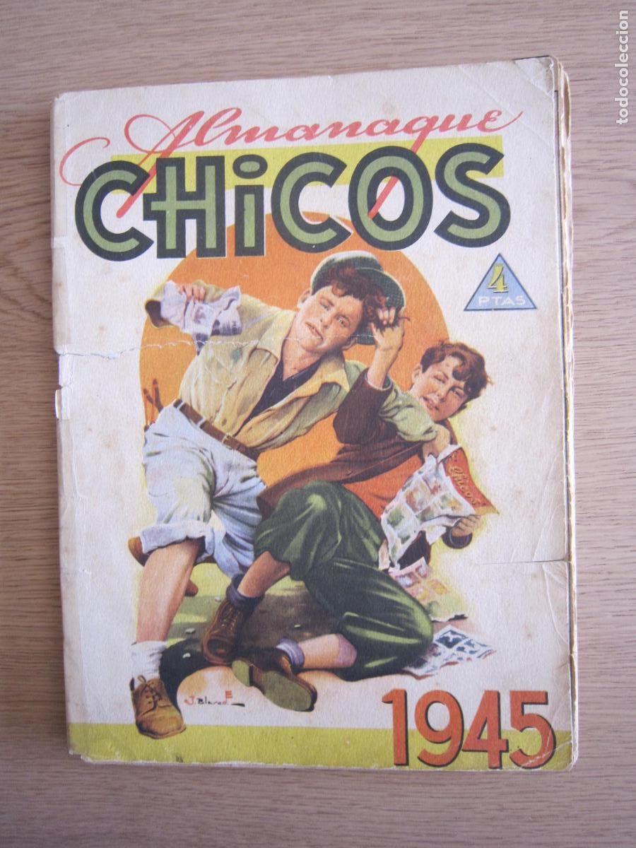 Tebeos: C&Oacute;MIC - CHICOS ALMANAQUE - 1945 - Foto 1