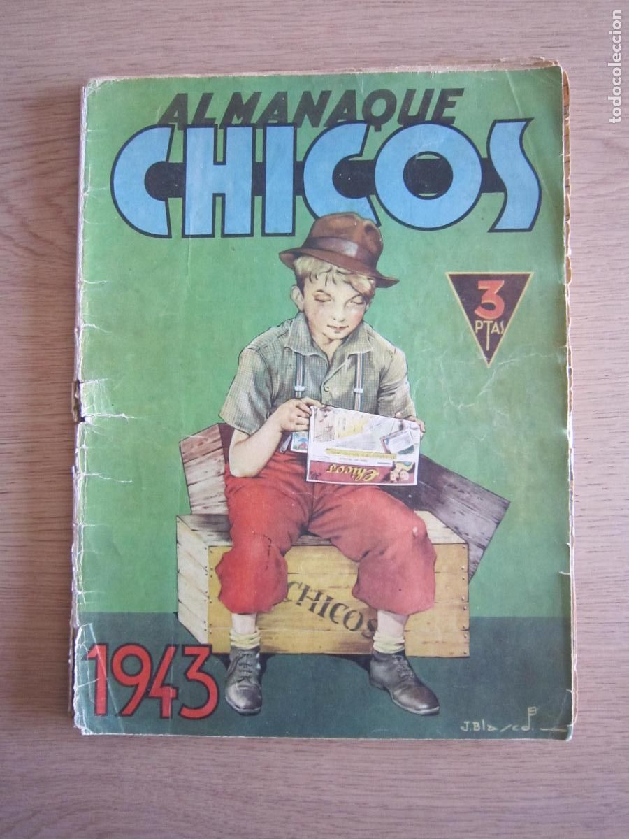 Tebeos: C&Oacute;MIC - CHICOS ALMANAQUE - 1943 - Foto 1
