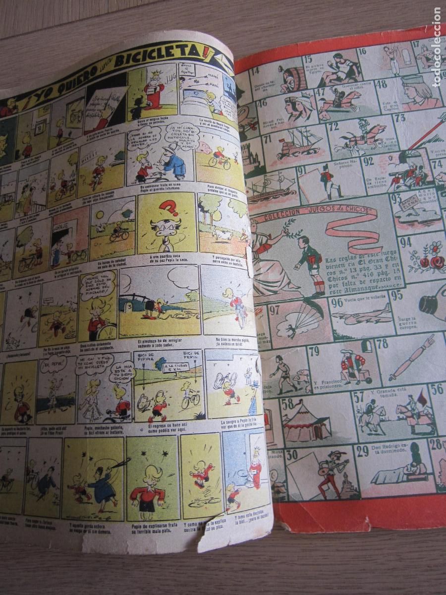 Tebeos: C&Oacute;MIC - CHICOS ALMANAQUE - 1943 - Foto 7