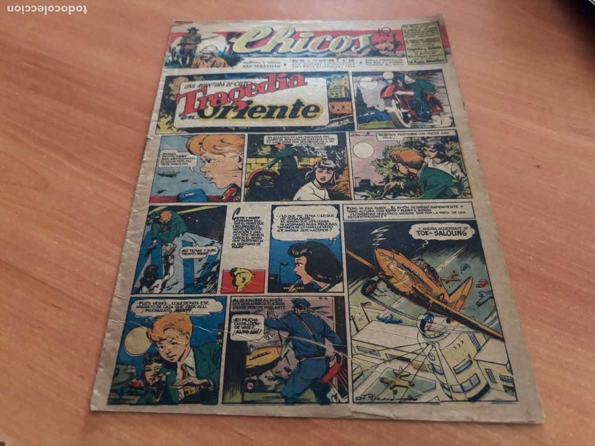 Tebeos: CHICOS N&ordm; 348 (ORIGINAL CONSUELO GIL) (COB54) - Foto 1