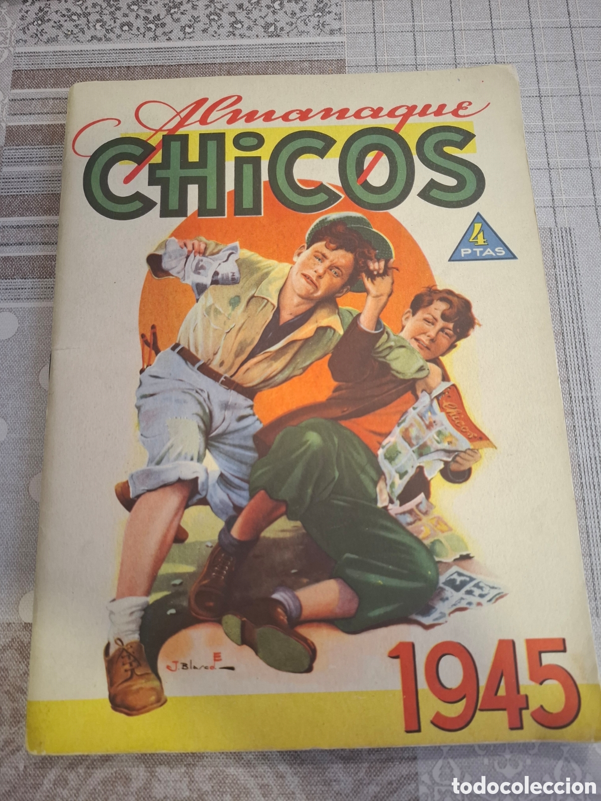 Tebeos: Almanaque de Chicos para 1945, muy nuevo - Foto 1