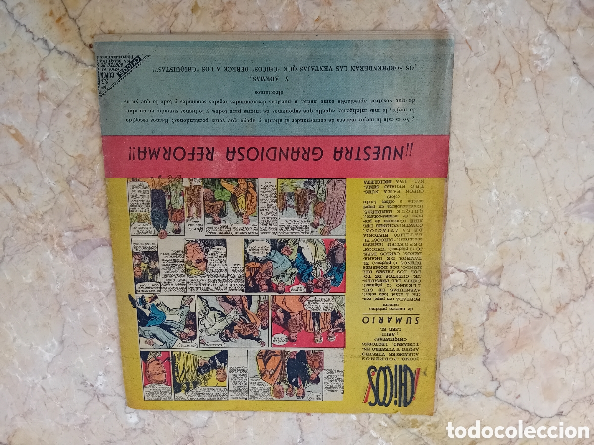 Tebeos: CHICOS , 3A. EPOCA, N. 35 , EDITORIAL CID, 1954 - Foto 4