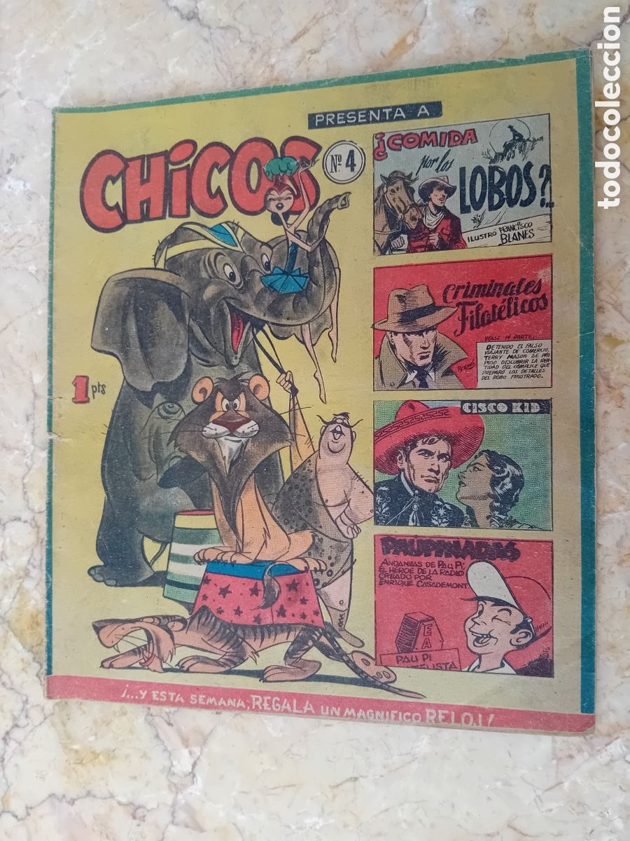 Tebeos: CHICOS N. 4 ,-EDITORIAL CID- a&ntilde;os 50 - Foto 1