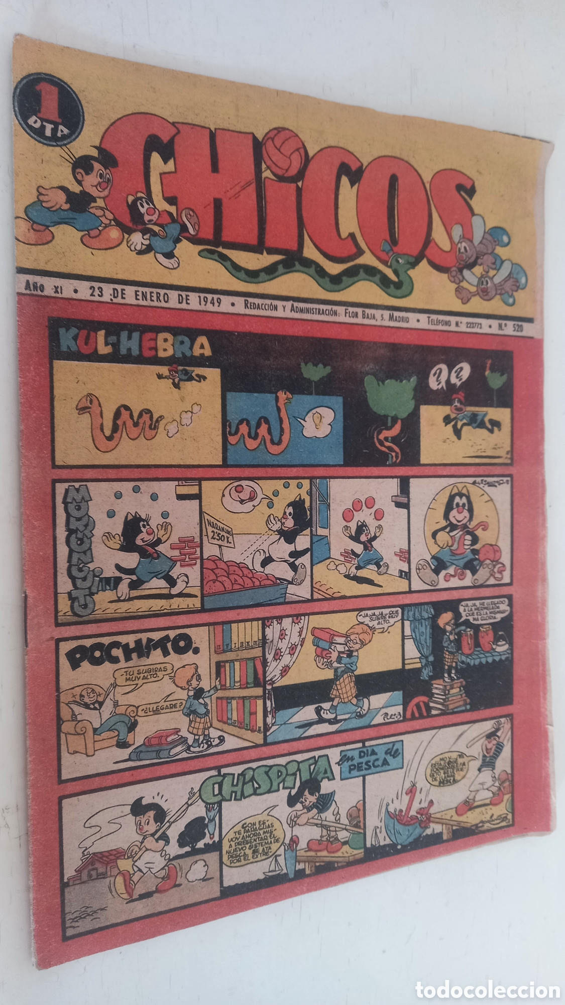 Tebeos: Tebeo CHICOS. n&uacute;mero 520 - Foto 1