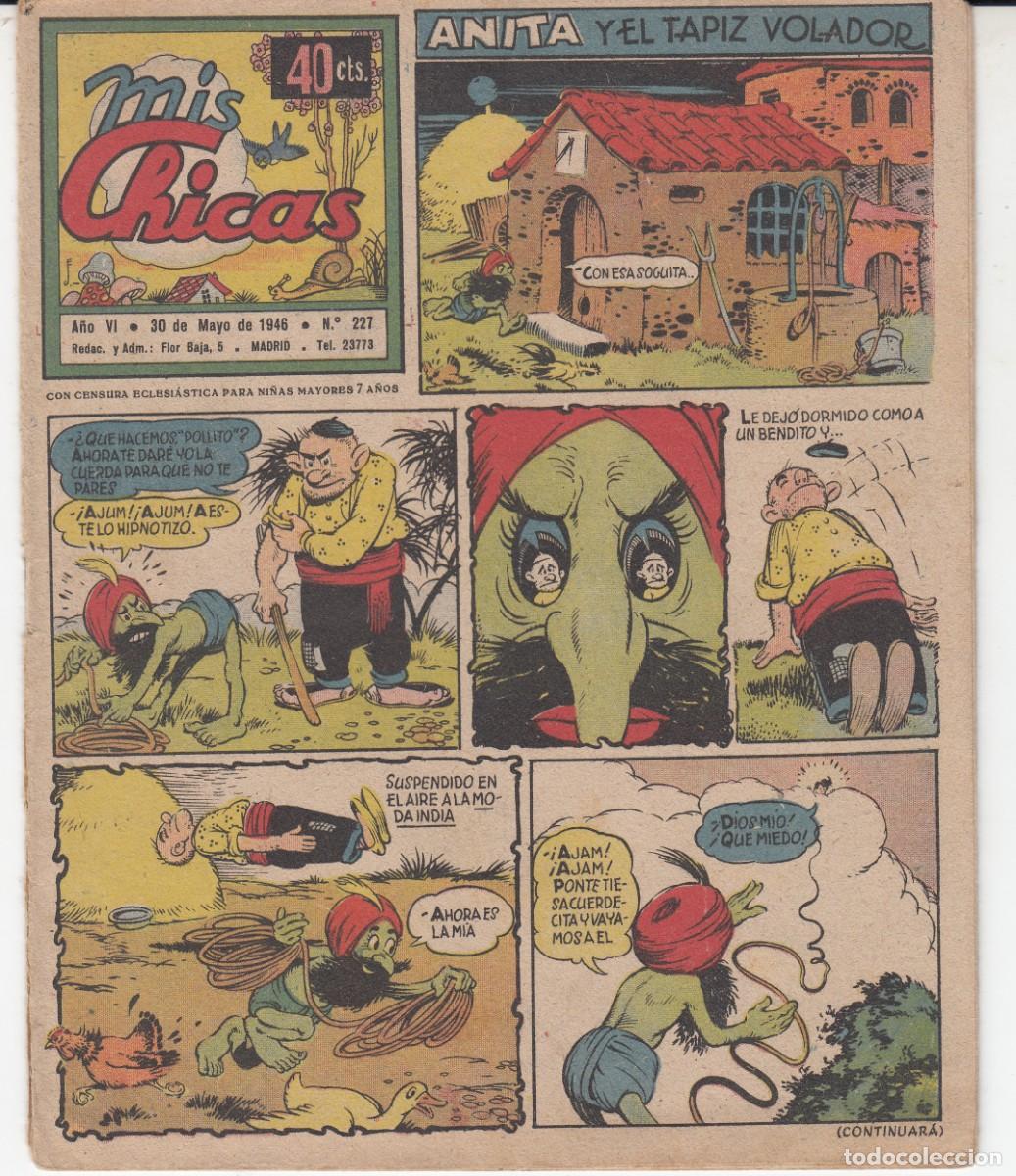 Tebeos: 1946 NUM. 227 MIS CHICAS - 40 CTMOS --SOLICITE LOS QUE LE FALTEN DE LOS A&Ntilde;OS 1946 A 1949 --