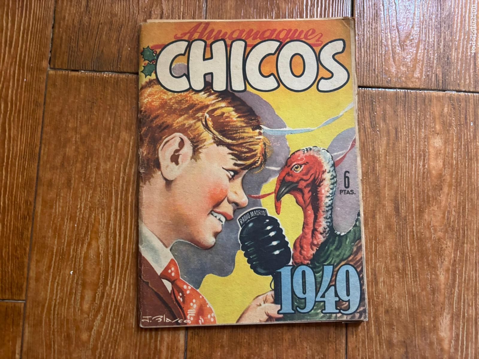 Tebeos: CHICOS ALMANAQUE PARA 1949 EDITA CONSUELO GIL