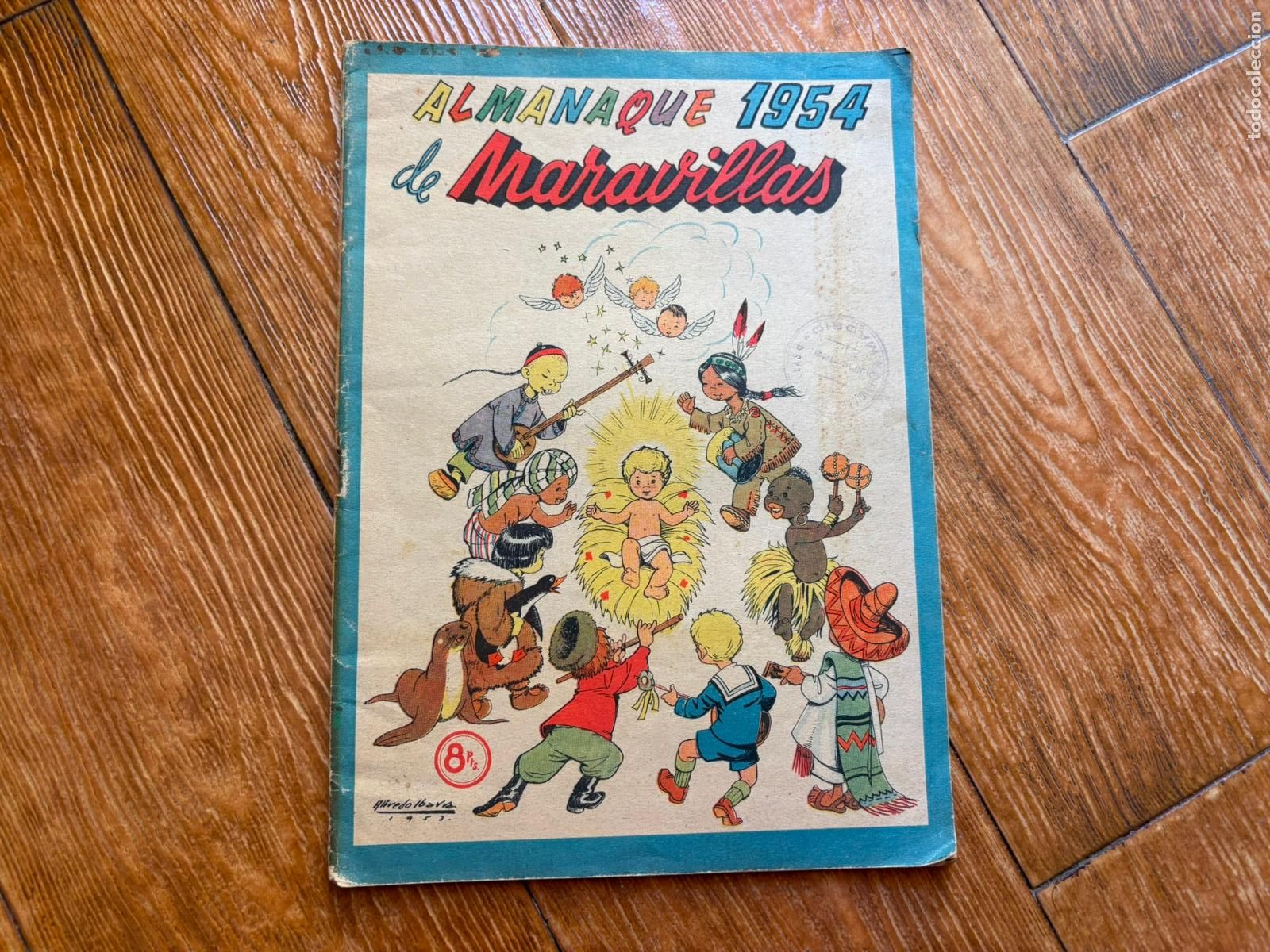 Tebeos: ALMANAQUE DE MARAVILLAS PARA 1954 EDITA FET Y JONS ORIGINAL