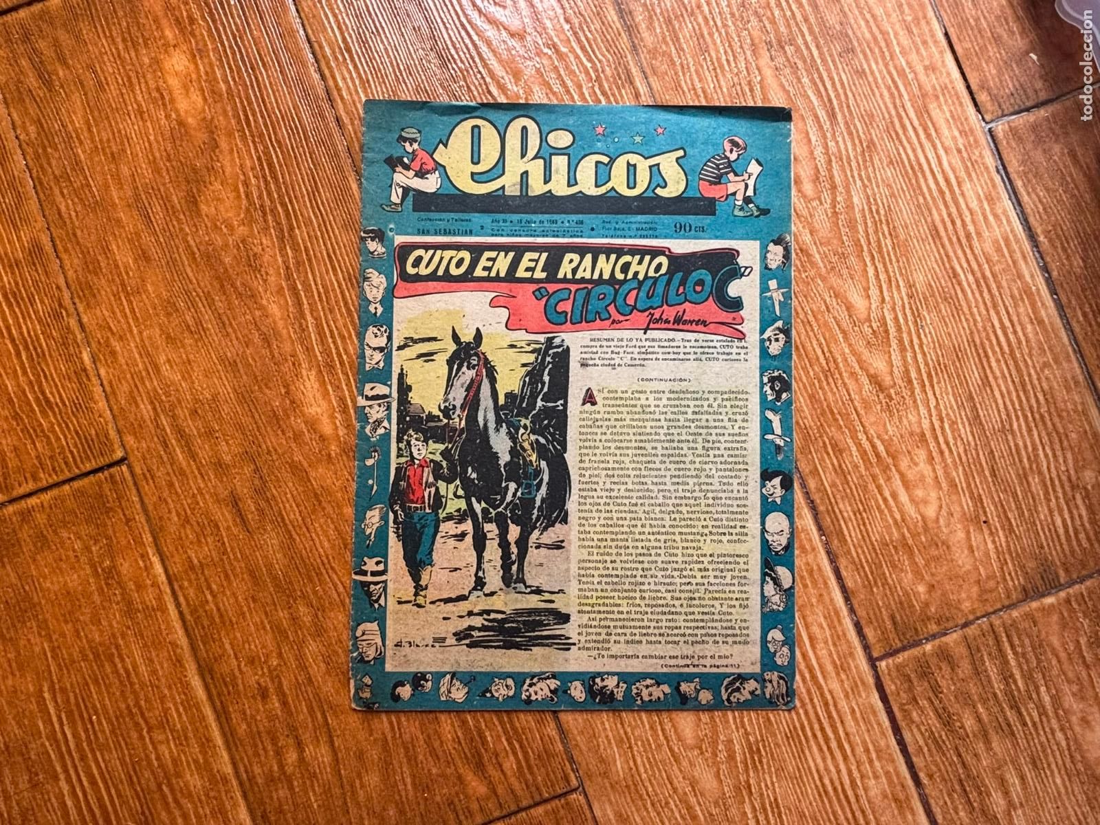 Tebeos: CHICOS ORIGINAL N&ordm; 496 EDITORIAL CONSUELO GIL