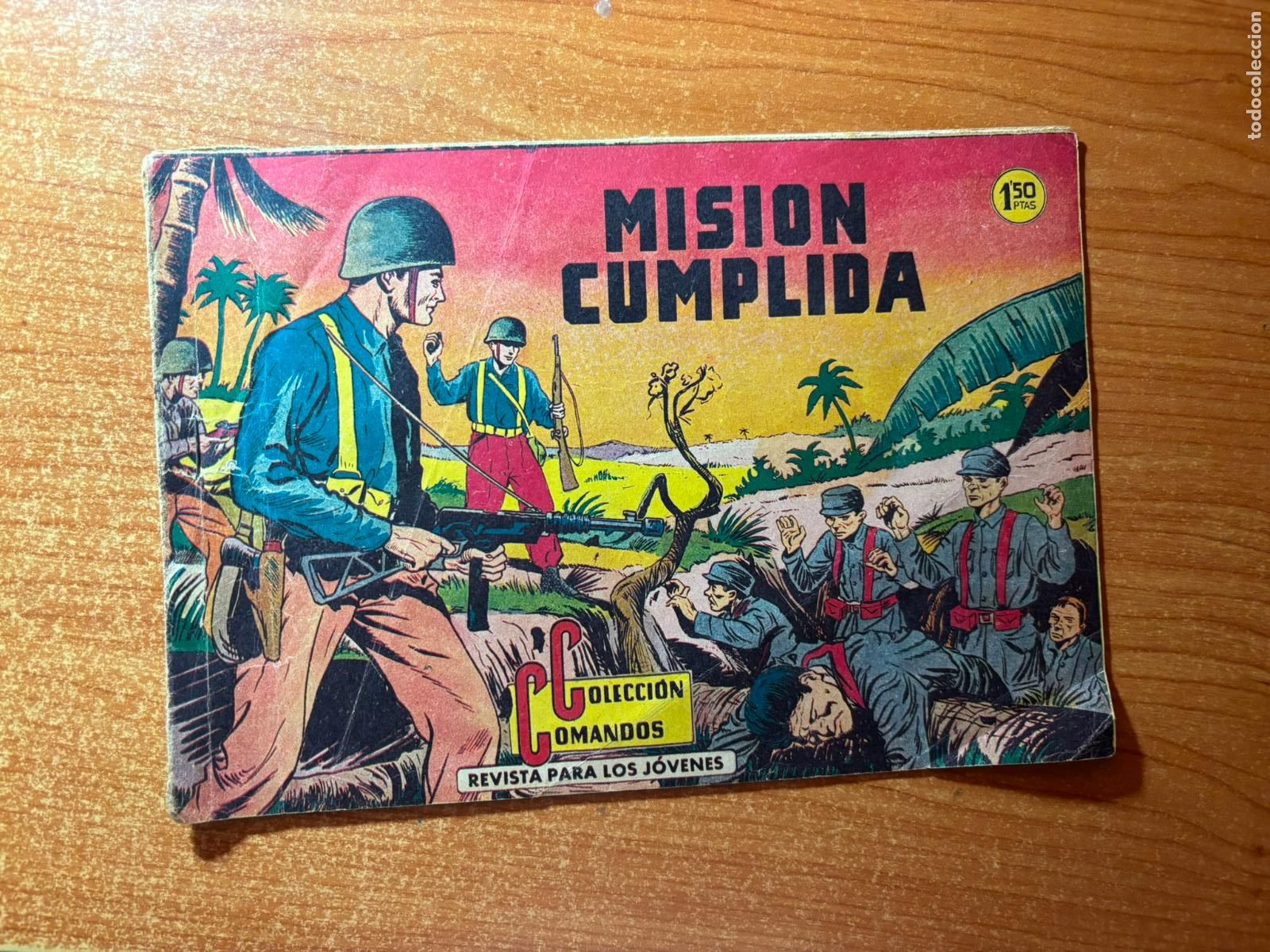 Tebeos: COLECCION COMANDOS N&ordm; 52 EDITORIAL VALENCIANA ORIGINAL