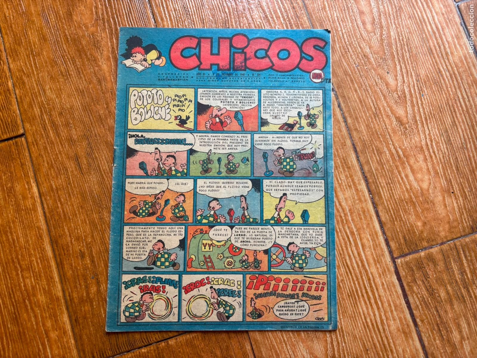Tebeos: CHICOS ORIGINAL N&ordm; 514 EDITORIAL CONSUELO GIL