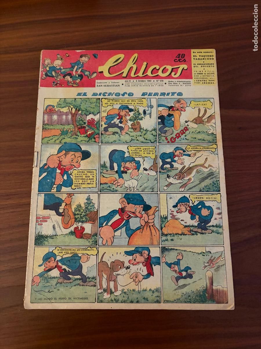 Livros de Banda Desenhada: CHICOS N&ordm; 270 , EDITORIAL CONSUELO GIL