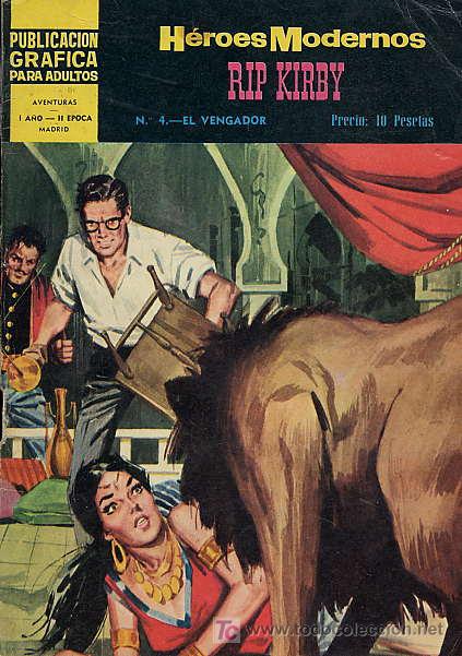 Tebeos: RIP KIRBY - H&Eacute;ROES MODERNOS n&ordm; 4 - DOLAR 1959 - Foto 1