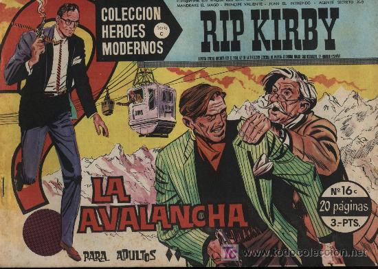 Tebeos: Rip Kirby. H&eacute;roes Modernos. Serie C n&ordm; 16 - Foto 1