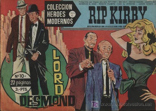Tebeos: Rip Kirby. H&eacute;roes Modernos. Serie C n&ordm; 10 - Foto 1