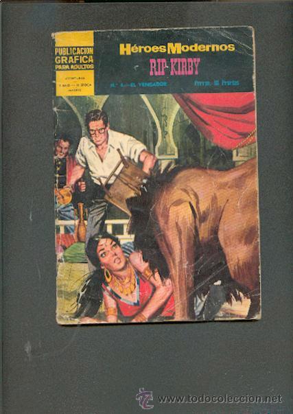 Tebeos: HEROES MODERNOS 2&ordf;&Eacute;POCA N&ordm;4,CON RIPKIRBY,ED.D&Oacute;LAR - Foto 1