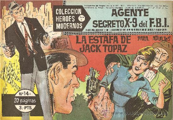 Tebeos: COLECCION HEROES MODERNOS SERIE C N&ordm; 14 DOLAR - Foto 1