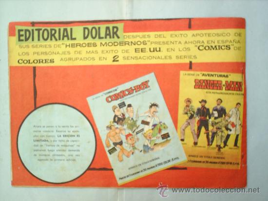 Tebeos: COLECCION HEROES MODERNOS,SERIE C -N.10 FLASH GORDON - DOLAR - Foto 2