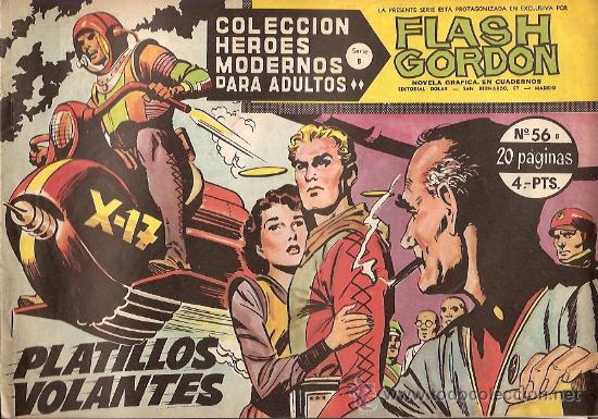 Tebeos: FLASH GORDON  HEROES MODERNOS DOLAR SERIE B N&ordm; 56 - Foto 1