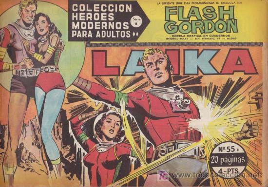 Tebeos: FLASH GORDON, Serie B, n&ordm; 55: Laika - Foto 1