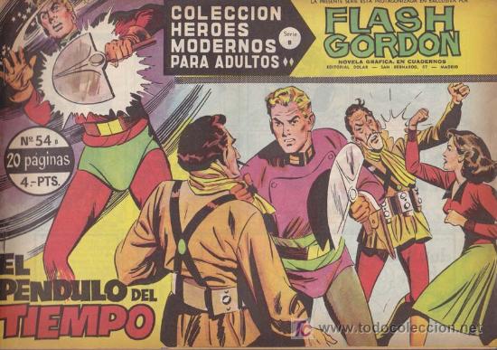 Tebeos: FLASH GORDON, Serie B, n&ordm; 54: El p&eacute;ndulo del tiempo - Foto 1