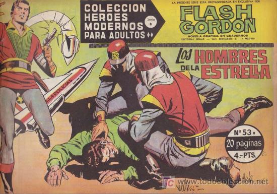 Tebeos: FLASH GORDON, Serie B, n&ordm; 53: Los hombres de la estrella - Foto 1