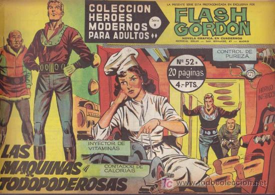 Tebeos: FLASH GORDON, Serie B, n&ordm; 52: Las m&aacute;quinas todopoderosas - Foto 1