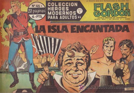 Tebeos: FLASH GORDON, Serie B, n&ordm; 46: La isla Encantada - Foto 1