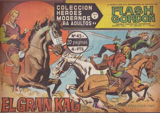 Tebeos: FLASH GORDON, Serie B, n&ordm; 45: El gran Kag - Foto 1