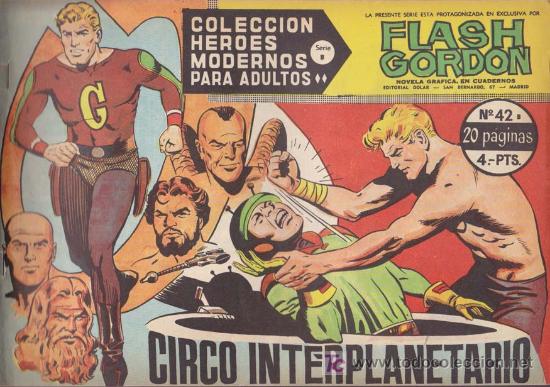 Tebeos: FLASH GORDON, Serie B, n&ordm; 42: Circo interplanetario - Foto 1