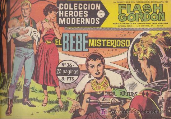 Tebeos: FLASH GORDON, Serie B, n&ordm; 36: El beb&eacute; misterioso - Foto 1