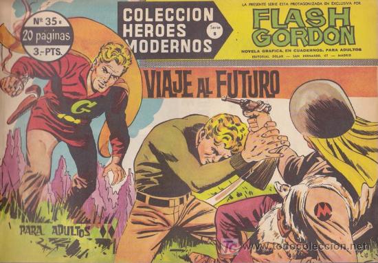 Tebeos: FLASH GORDON, Serie B, n&ordm; 35: Viaje al futuro - Foto 1