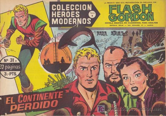 Tebeos: FLASH GORDON, Serie B, n&ordm; 31: El continente perdido - Foto 1