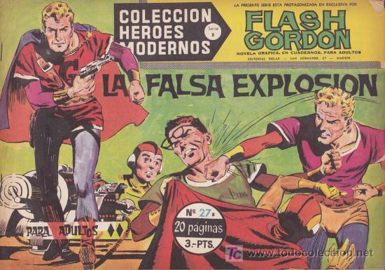 Tebeos: FLASH GORDON, Serie B, n&ordm; 27: La falsa explosi&oacute;n - Foto 1