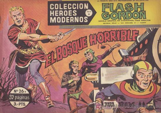 Tebeos: FLASH GORDON, Serie B, n&ordm; 26: El bosque horrible - Foto 1