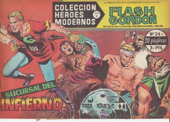 Tebeos: FLASH GORDON, Serie B, n&ordm; 24: Sucursal del infierno - Foto 1